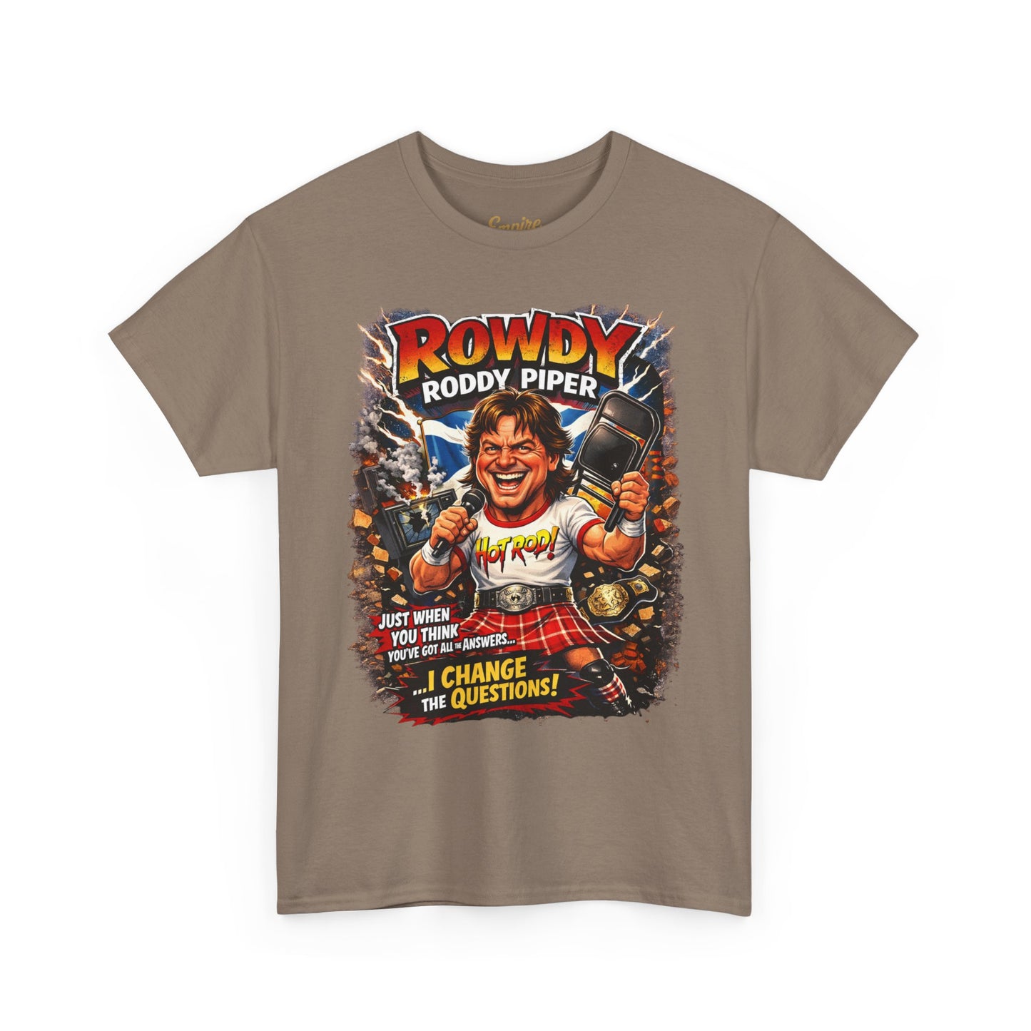 Rowdy Roddy Piper T-Shirt — Retro Wrestling Graphic Tee