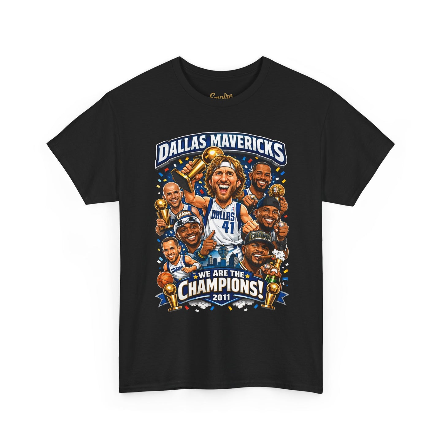 Dallas Mavericks Champions Tee – “We Are The Champions” Basketball Fan Shirt