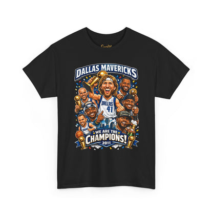 Dallas Mavericks Champions Tee – “We Are The Champions” Basketball Fan Shirt