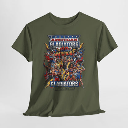 American Gladiators Retro Graphic Tee — Warriors Coliseum Design