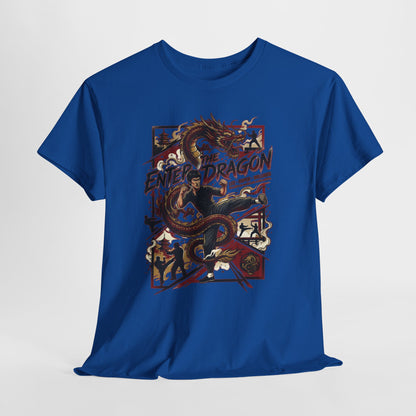 Enter the Dragon Graphic Tee - Vintage Martial Arts Dragon T-Shirt
