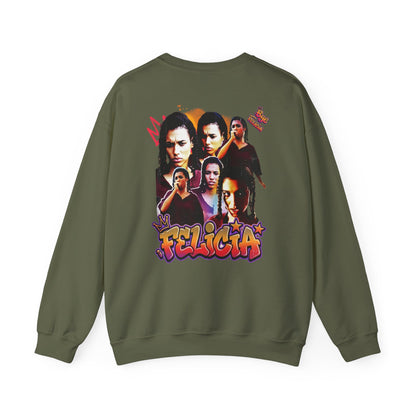 Bye Felicia Vintage Portrait Crewneck Sweatshirt