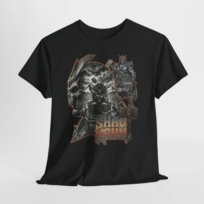 Shao Khan Graphic Tee — Vintage Feudal Japan Warrior Design