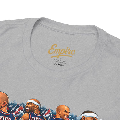 New Jersey Nets Vintage Team Collage T-Shirt — Classic NBA Legends Fan Tee