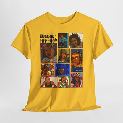 Hip-Hop Queens Tee, Unisex Cotton T-Shirt, Statement Shirt, Music Lover Gift, Casual Everyday Wear, Trendy Graphic Tee