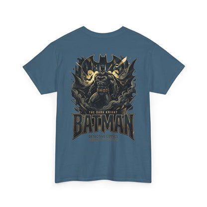 Batman Graphic Tee — Retro Logo & Dark Knight Back Print