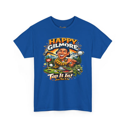 Happy Gilmore Golf T-Shirt — Vintage Funny Movie Golf Tee (‘Tap It In’ Design)