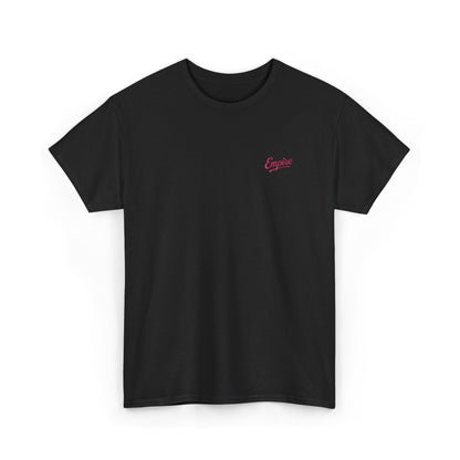 Signature Embroidered Empire Pink Chest Logo T-Shirt
