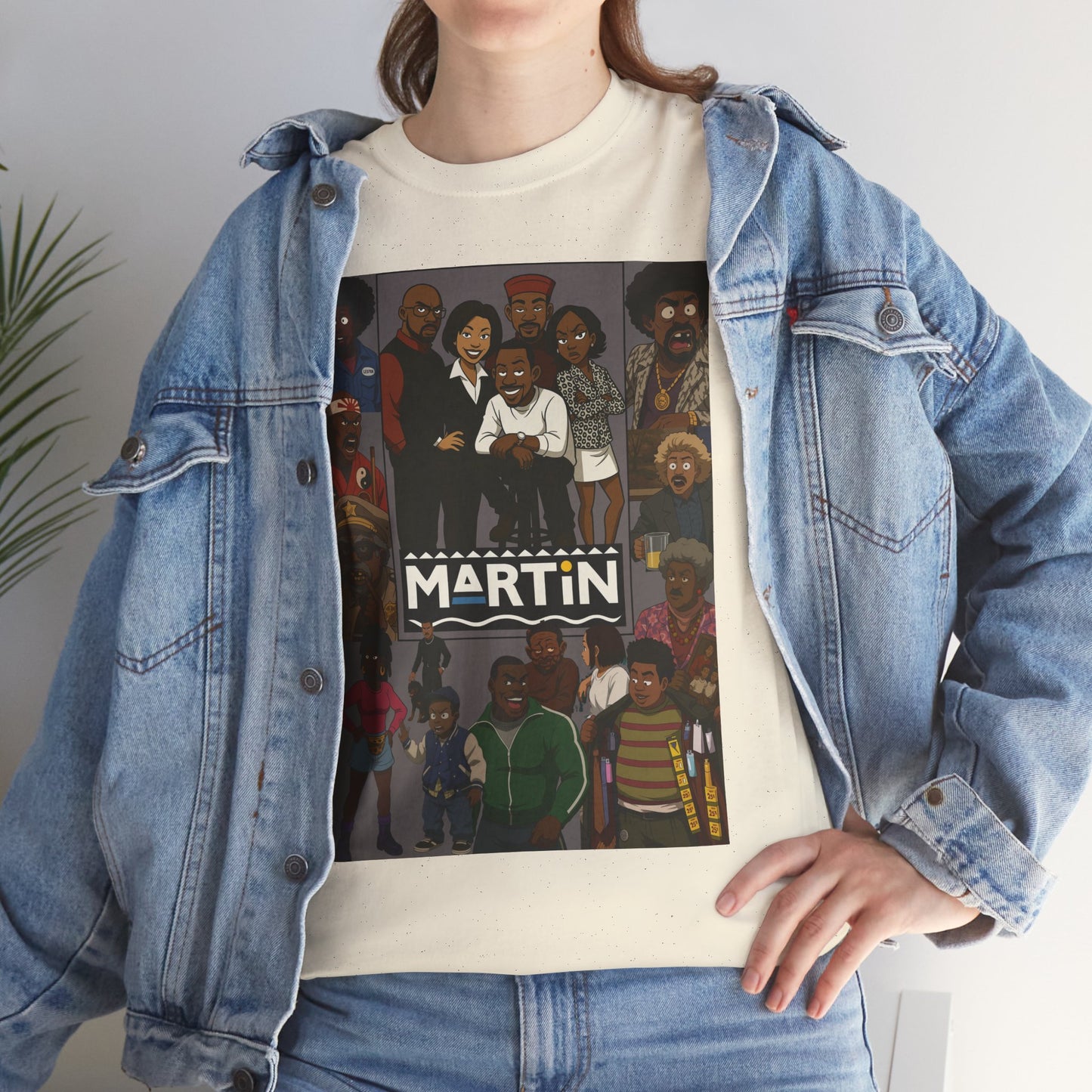 Vintage Martin T-Shirt - Unisex Heavy Cotton Tee for Nostalgic Fans