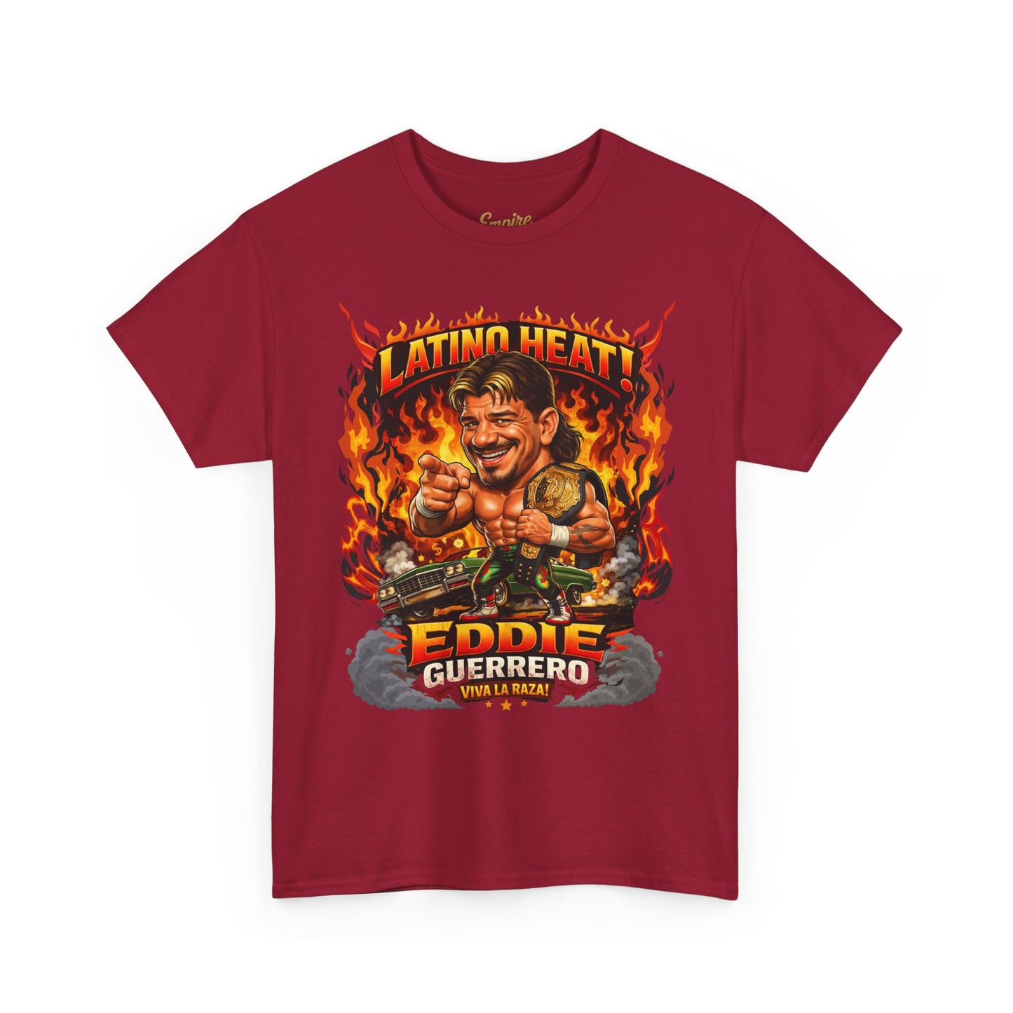 Eddie Guerrero 'Latino Heat' Graphic Tee - Wrestling Tribute Shirt