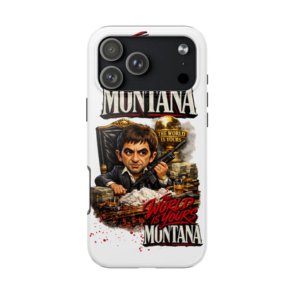 Tony Montana "The World Is Yours" Vintage Caricature Tough Phone Case
