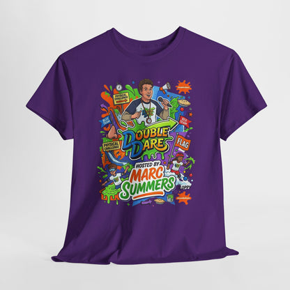 Double Dare Retro Graphic Tee — Hosted by Marc Summers, 90s Nickelodeon Nostalgia