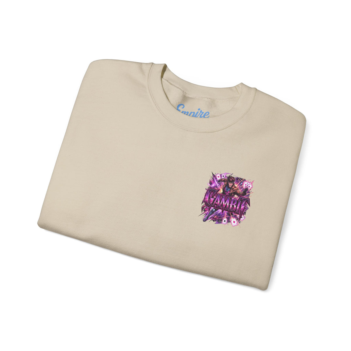 Gambit Inspired Crewneck Sweatshirt — Gambit X Men Graphic
