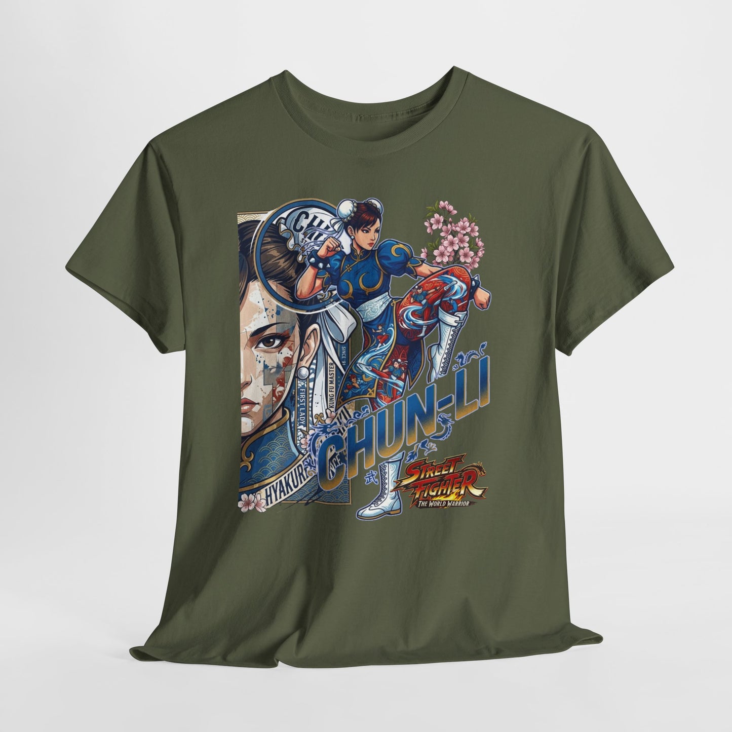 Chun-Li Street Fighter Graphic Tee — Retro Arcade Fighting Game Shirt