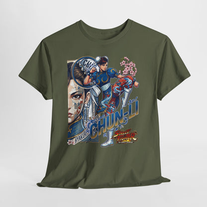 Chun-Li Street Fighter Graphic Tee — Retro Arcade Fighting Game Shirt
