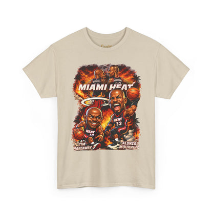 Miami Heat Retro Players Graphic Tee — Vintage Basketball Fan Shirt