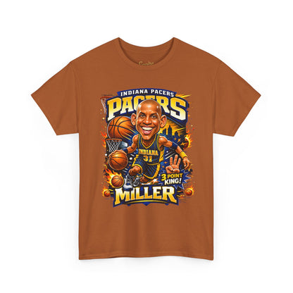 Pacers Miller 3-Point King Basketball T-Shirt