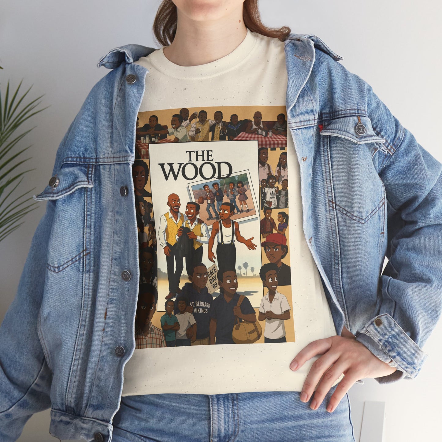 Retro 'The Wood' Graphic Shirt - Perfect for Casual Wear or Events