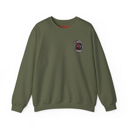Deadpool Graphic Sweatshirt – Comic Superhero Crewneck