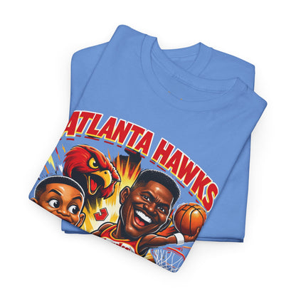 Atlanta Hawks 'Spud & Nique' Graphic Tee — Retro Basketball Fans Shirt