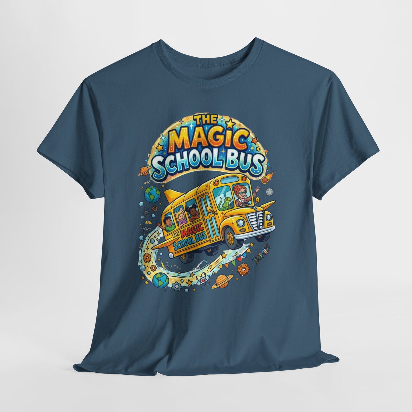 The Magic School Bus T-Shirt – Kids Retro Educational Cartoon Tee