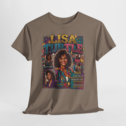 Lisa Turtle Retro 90s Sitcom Tee — Saved by the Bell Graphic T-Shirt