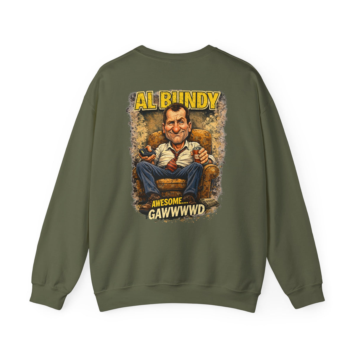 Al Bundy 'Married... Awesome Gawwwwd' Crewneck Sweatshirt