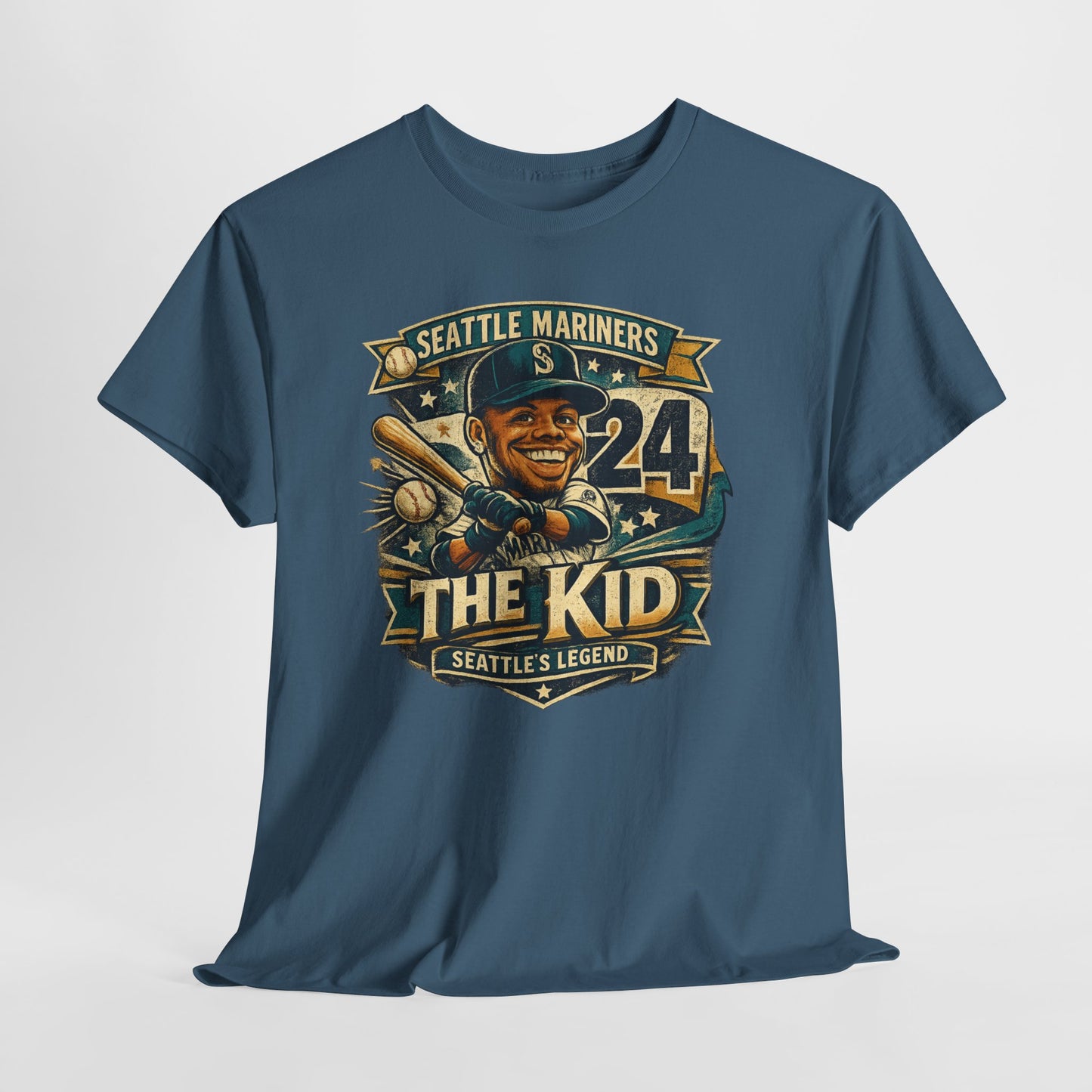 Griffey Jr. "The Kid" - Vintage Baseball Graphic T-Shirt