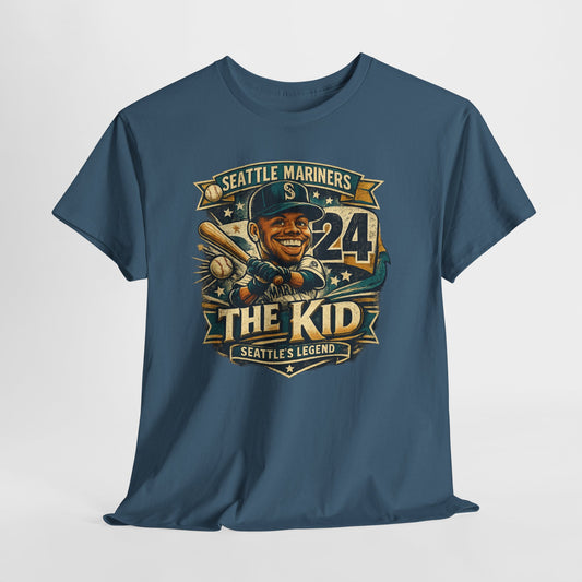Griffey Jr. "The Kid" - Vintage Baseball Graphic T-Shirt