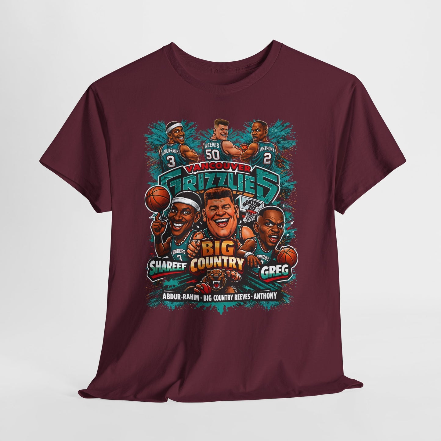 Grizzlies Big Country Basketball Tee