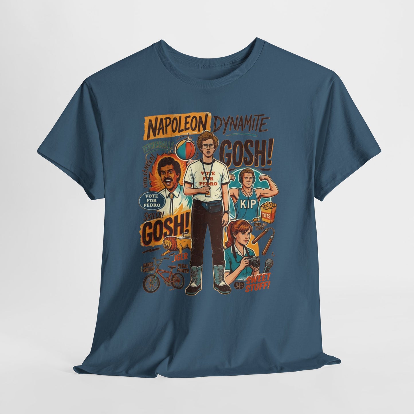 Napoleon Dynamite Graphic T‑Shirt — Retro Movie Quote Tee