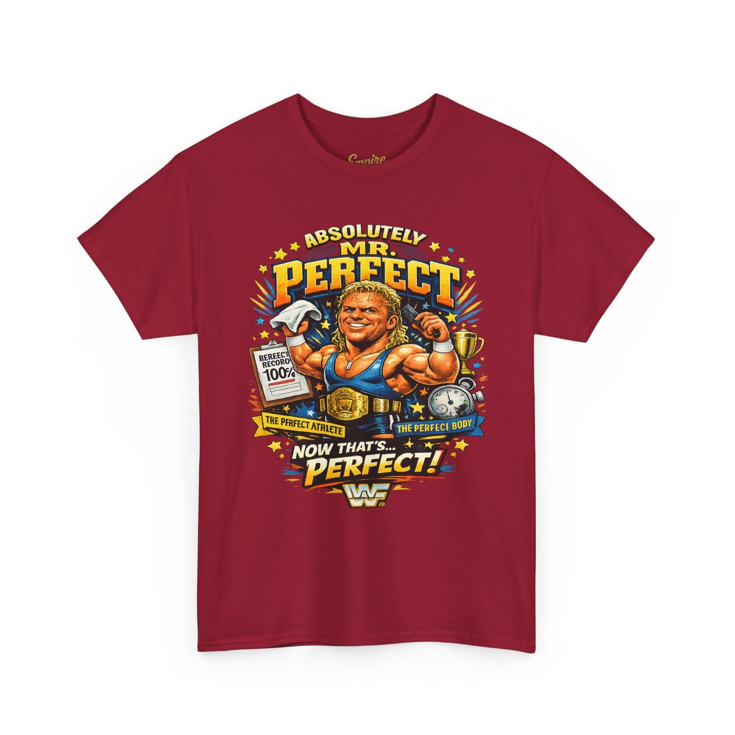Retro Wrestling 'Mr. Perfect' Graphic Tee — Vintage WWF Wrestling Shirt