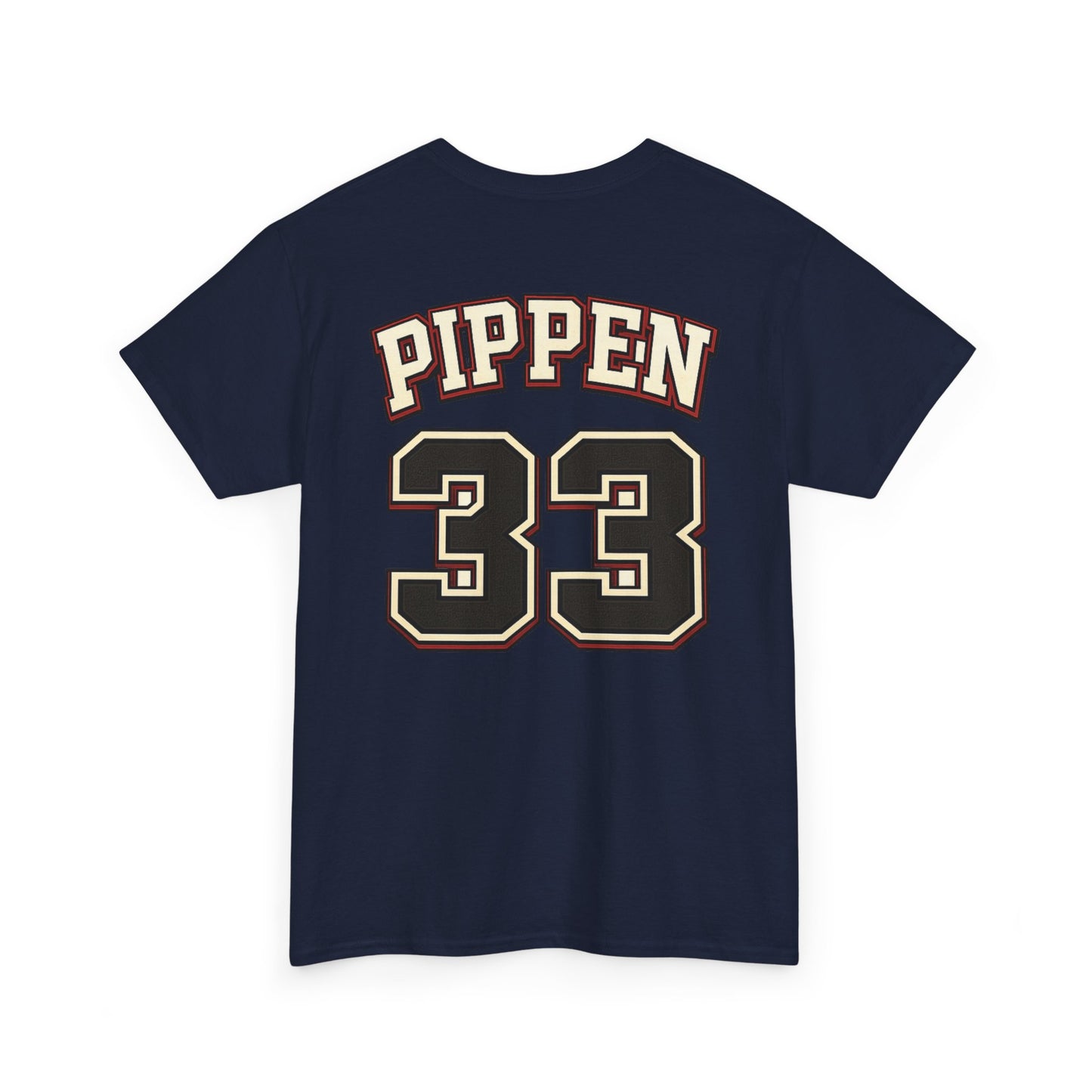 Pippen #33 Basketball Tee — Retro Chicago Bulls Scott Pippen Jersey Shirt
