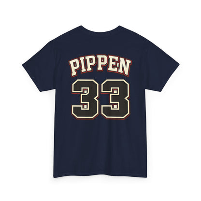 Pippen #33 Basketball Tee — Retro Chicago Bulls Scott Pippen Jersey Shirt