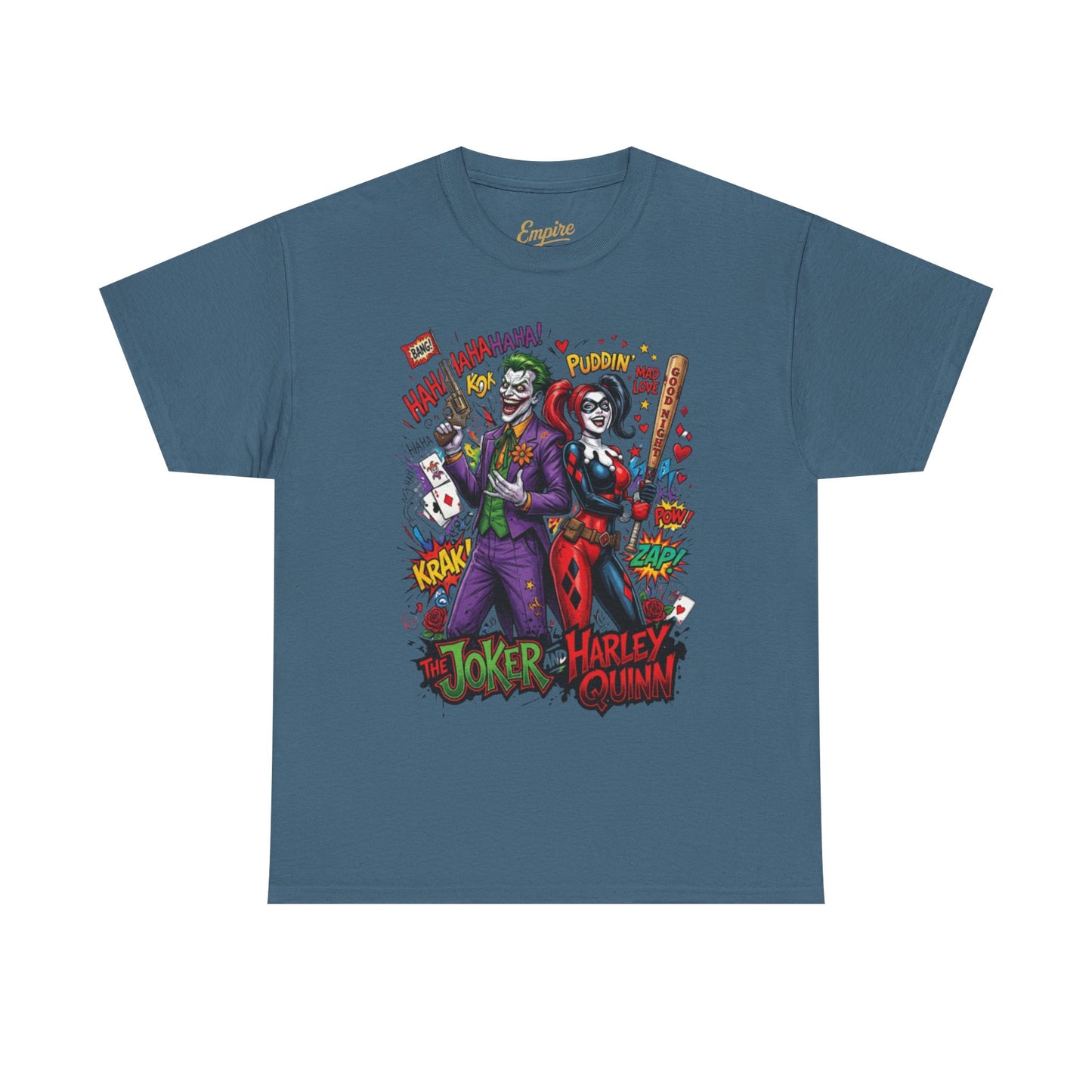Graphic Tee — Joker & Harley Comic Art T-Shirt