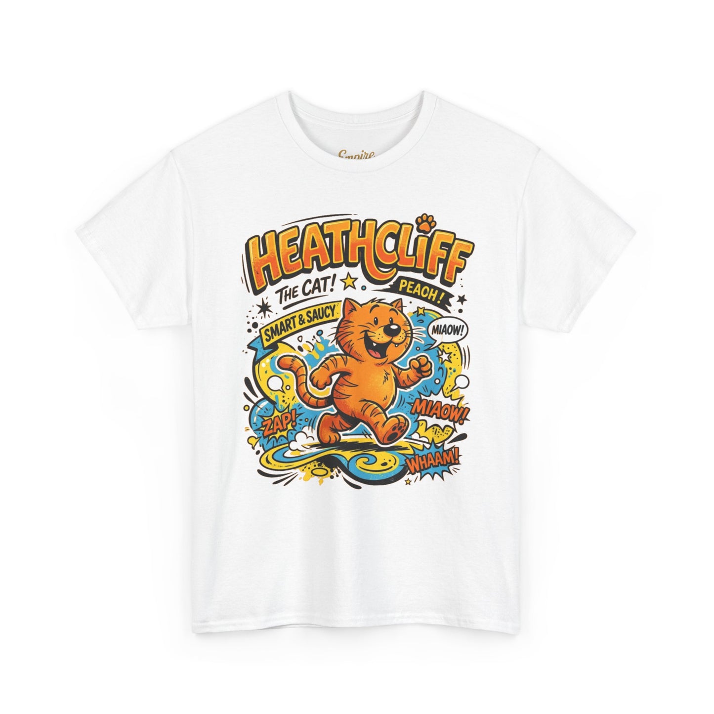 Heathcliff Retro Cat T-Shirt — Vintage Cartoon Graphic Tee