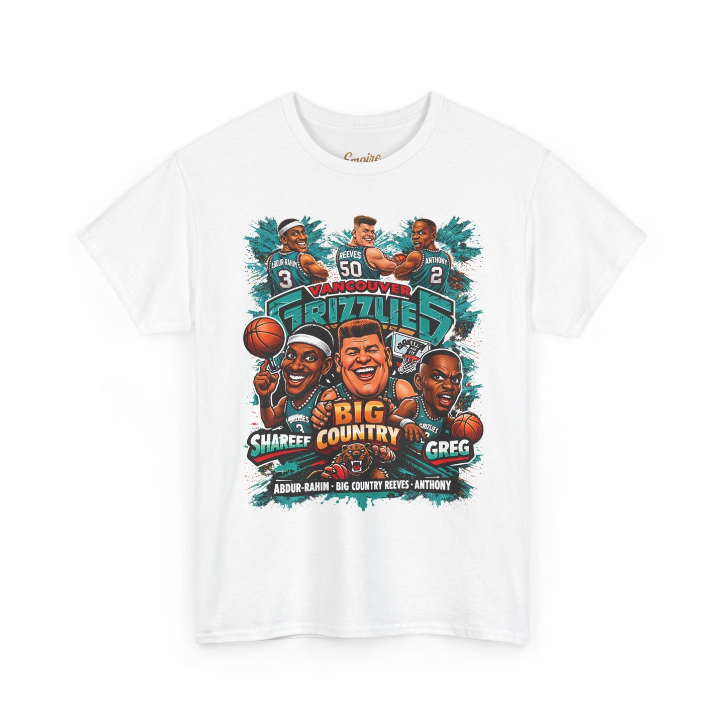 Grizzlies Big Country Basketball Tee