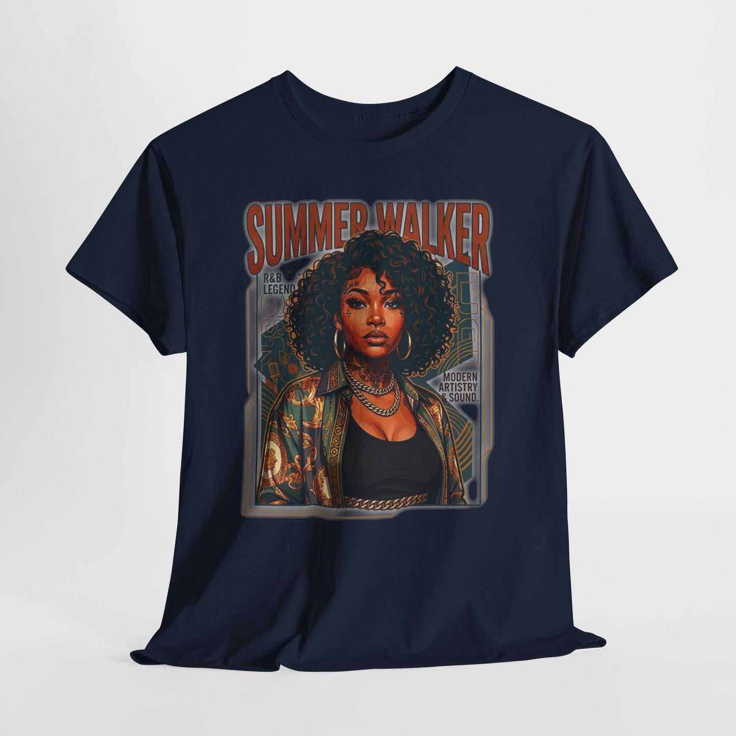 Retro Portrait Graphic Tee — "Summer Walker" Music Inspired Shirt