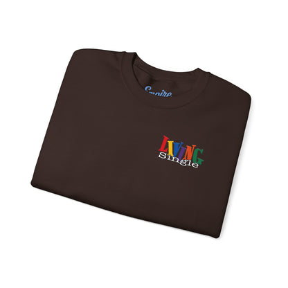 Khadijah James Vintage TV Tribute—Living Single Retro Graphic Crewneck Sweatshirt