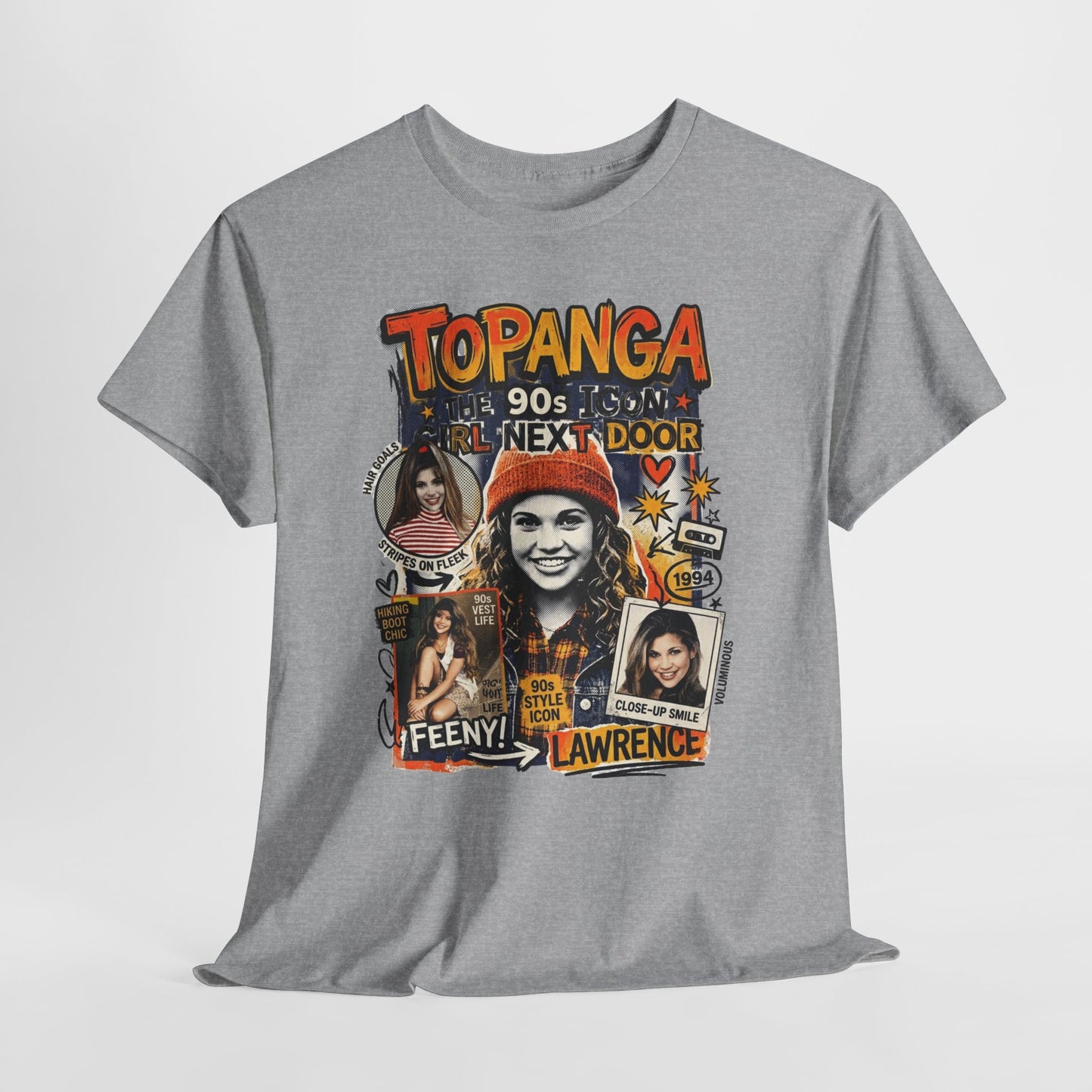 Topanga 90s Throwback Tee — Feeny & Lawrence Nostalgia Graphic T-Shirt