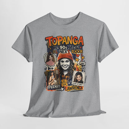 Topanga 90s Throwback Tee — Feeny & Lawrence Nostalgia Graphic T-Shirt