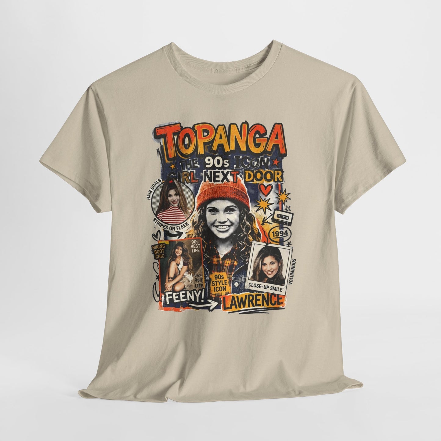 Topanga 90s Throwback Tee — Feeny & Lawrence Nostalgia Graphic T-Shirt