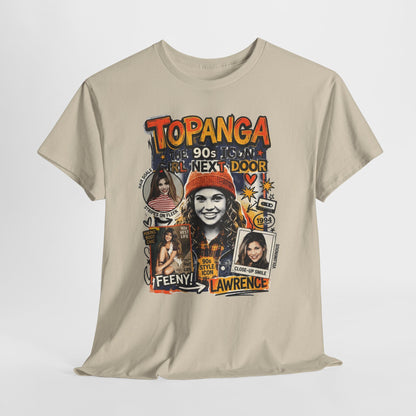 Topanga 90s Throwback Tee — Feeny & Lawrence Nostalgia Graphic T-Shirt