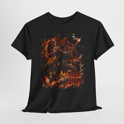 Hellboy Graphic Tee — Vintage Comic Illustration T-Shirt