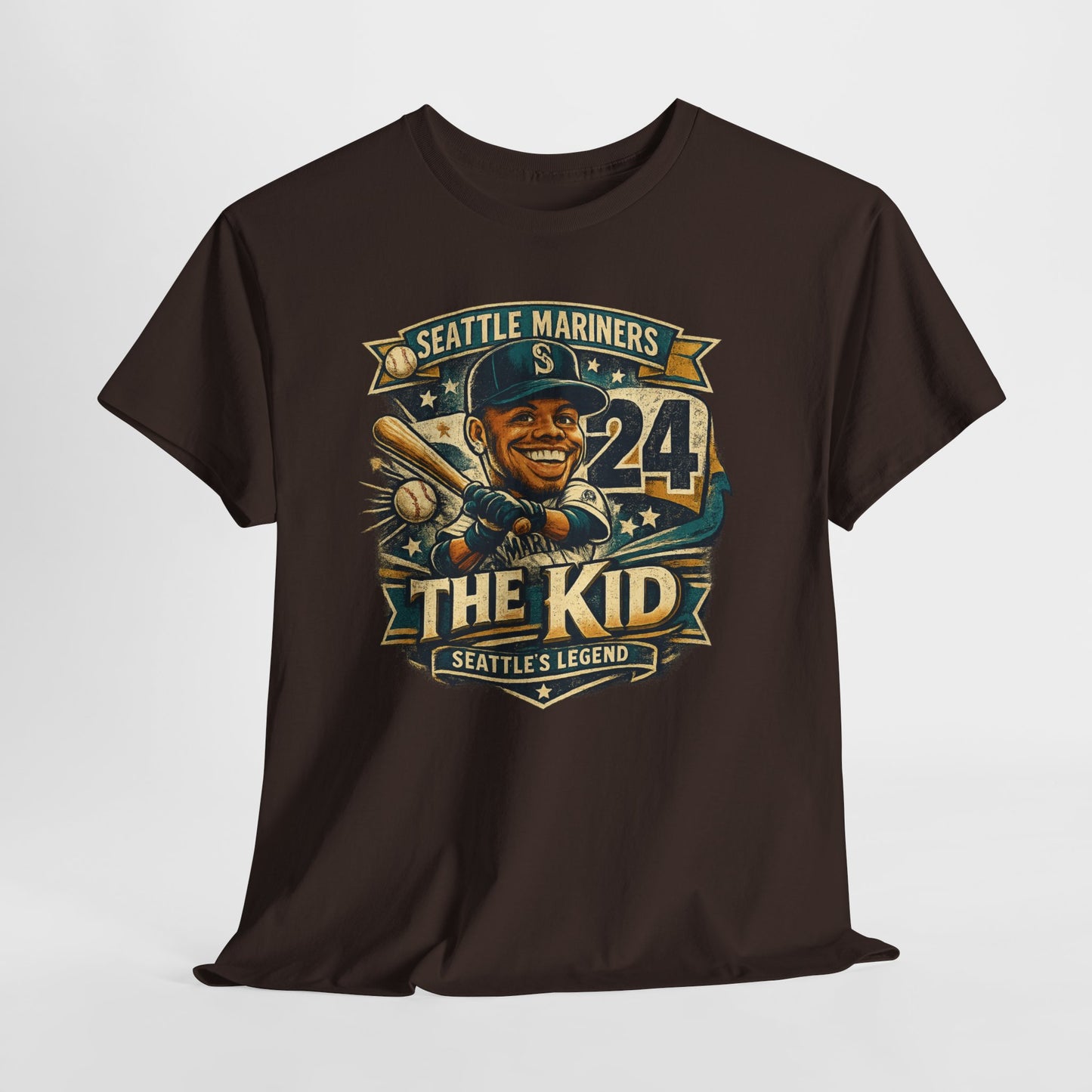 Griffey Jr. "The Kid" - Vintage Baseball Graphic T-Shirt