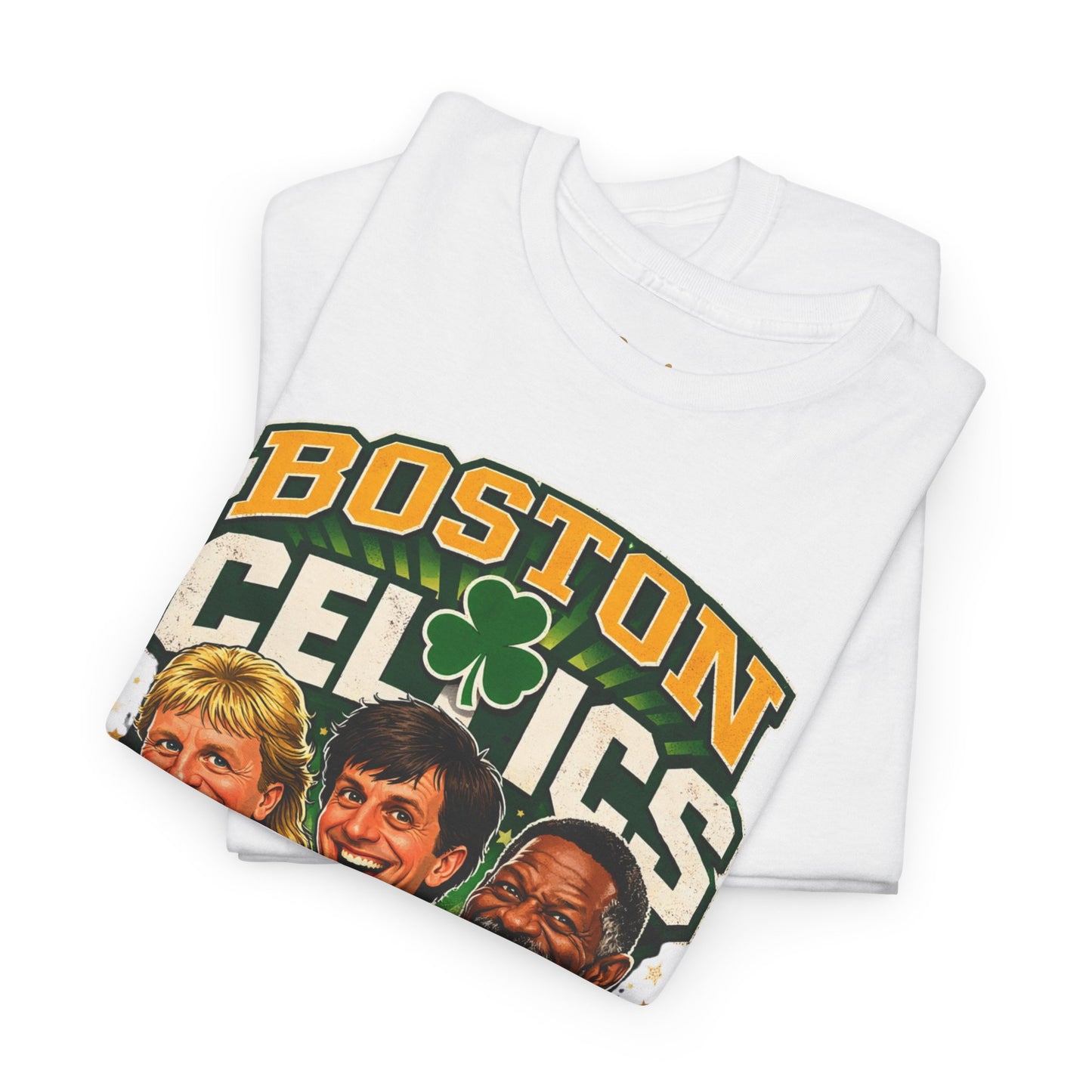 Boston Celtics "Legends of the Parquet" Tee - Retro Basketball Fan Shirt