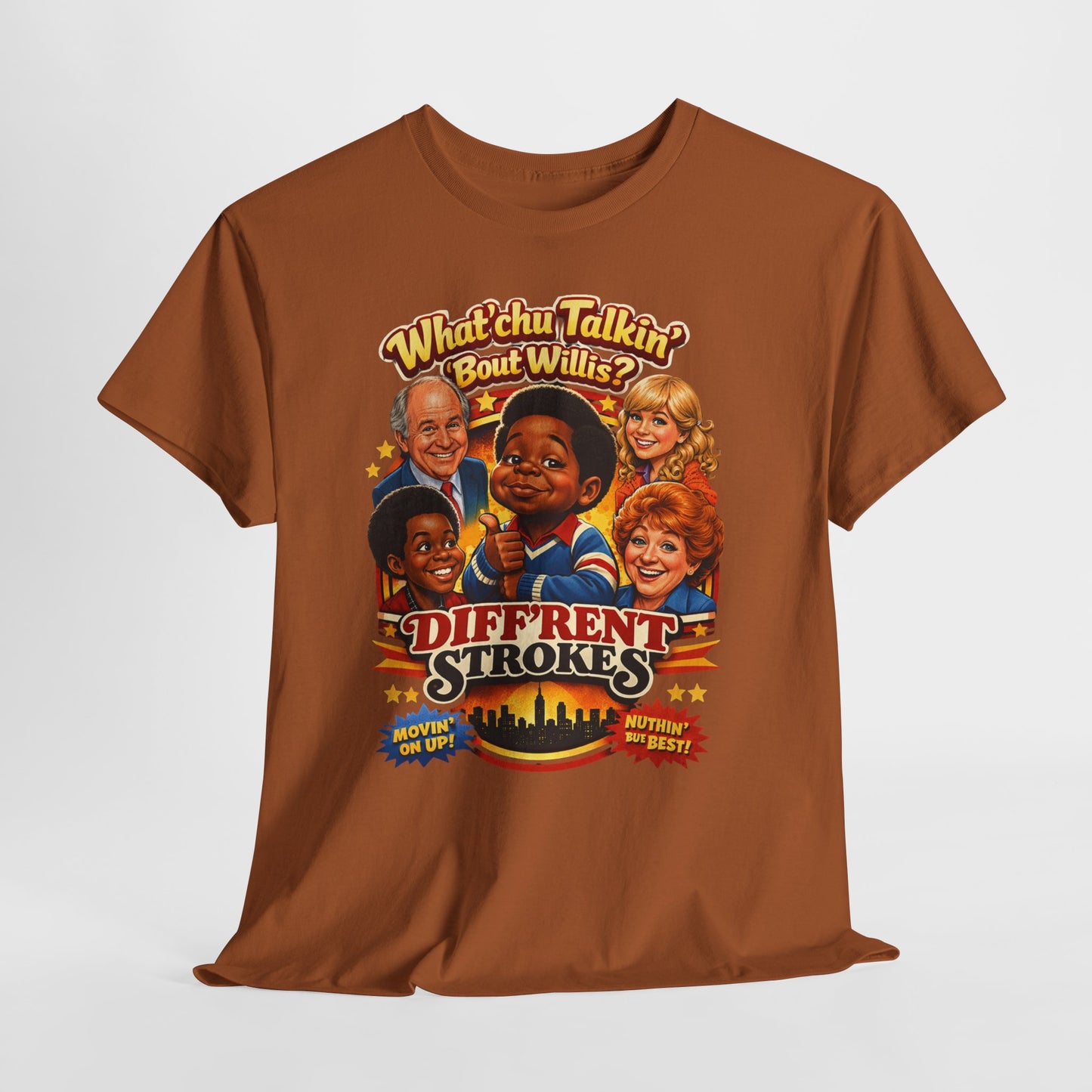 Different Strokes Retro TV Tee — "Whatchu Talkin' 'Bout Willis?" Vintage Sitcom T-Shirt