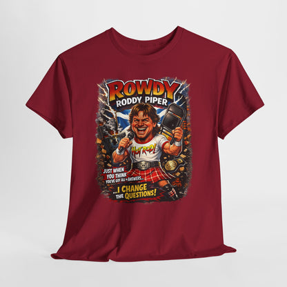 Rowdy Roddy Piper T-Shirt — Retro Wrestling Graphic Tee
