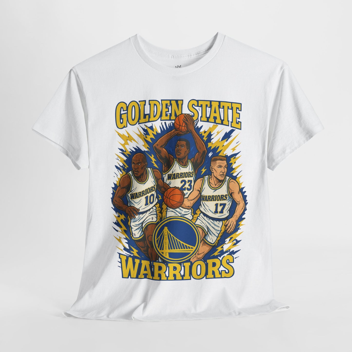 Golden State Warriors Vintage Unisex Heavy Cotton Tee, NBA Fan Shirt, Sports Apparel, Basketball Gift, Retro Graphic T-Shirt