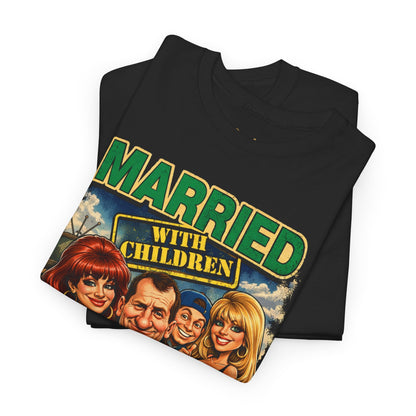 Married with Children Retro TV Tee — Vintage Sitcom Graphic Shirt